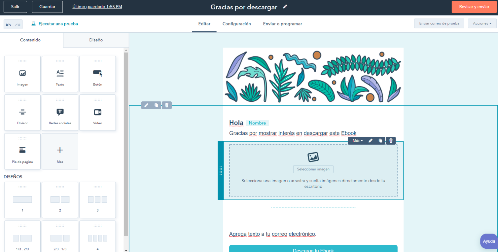 automatizacion marketing y correos hubspot